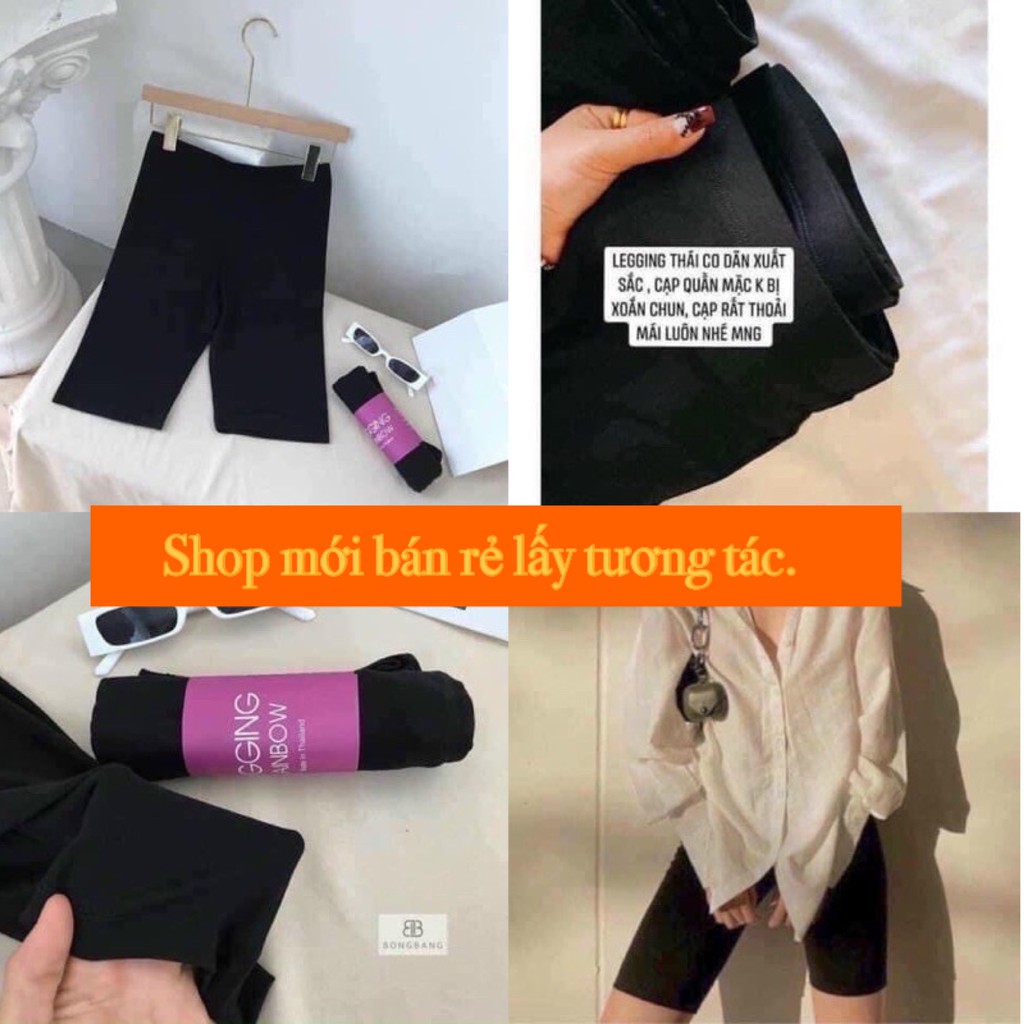 quần legging nữ, quần legging đùi nâng mông cạp cao siêu co giãn loại 1 | BigBuy360 - bigbuy360.vn