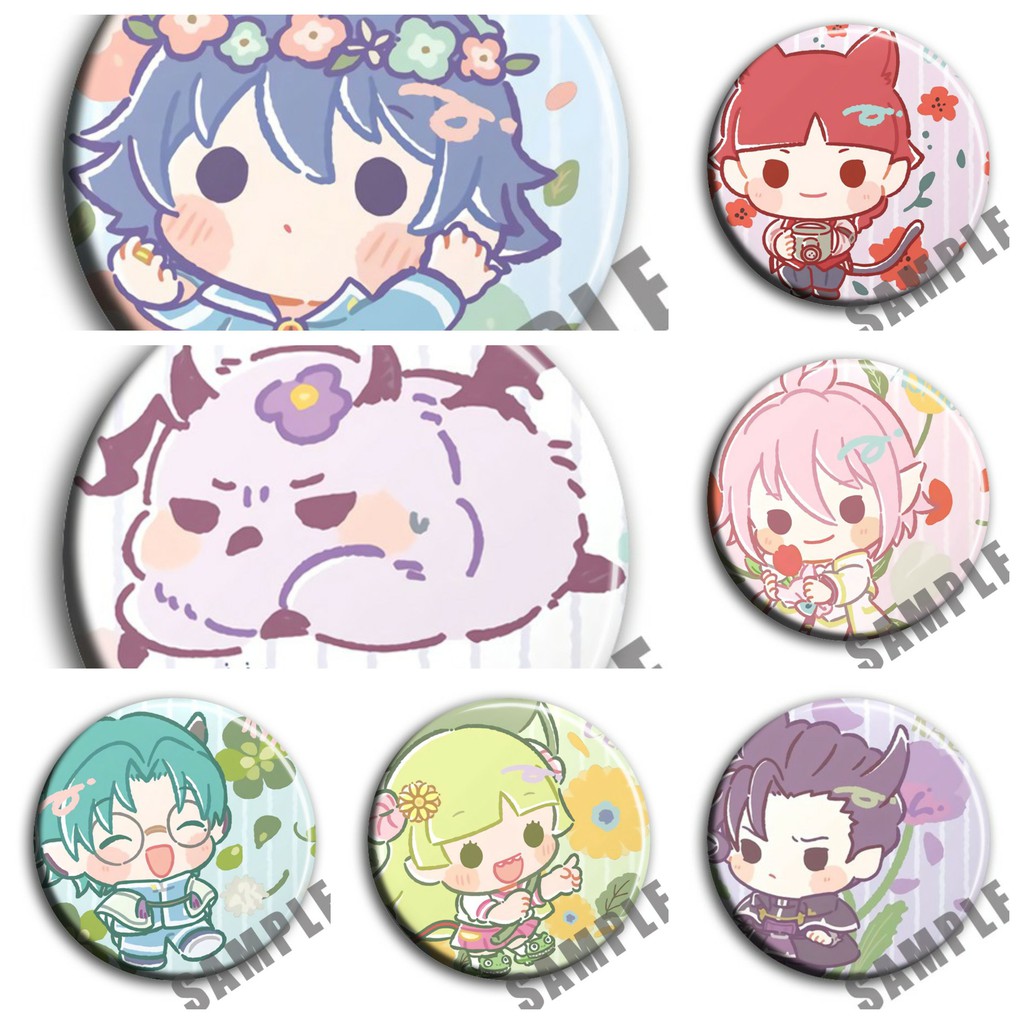 Huy hiệu cài áo IN HÌNH Mairimashita! Iruma-kun Iruma giá đáo! anime chibi dễ thương tiện lợi m01