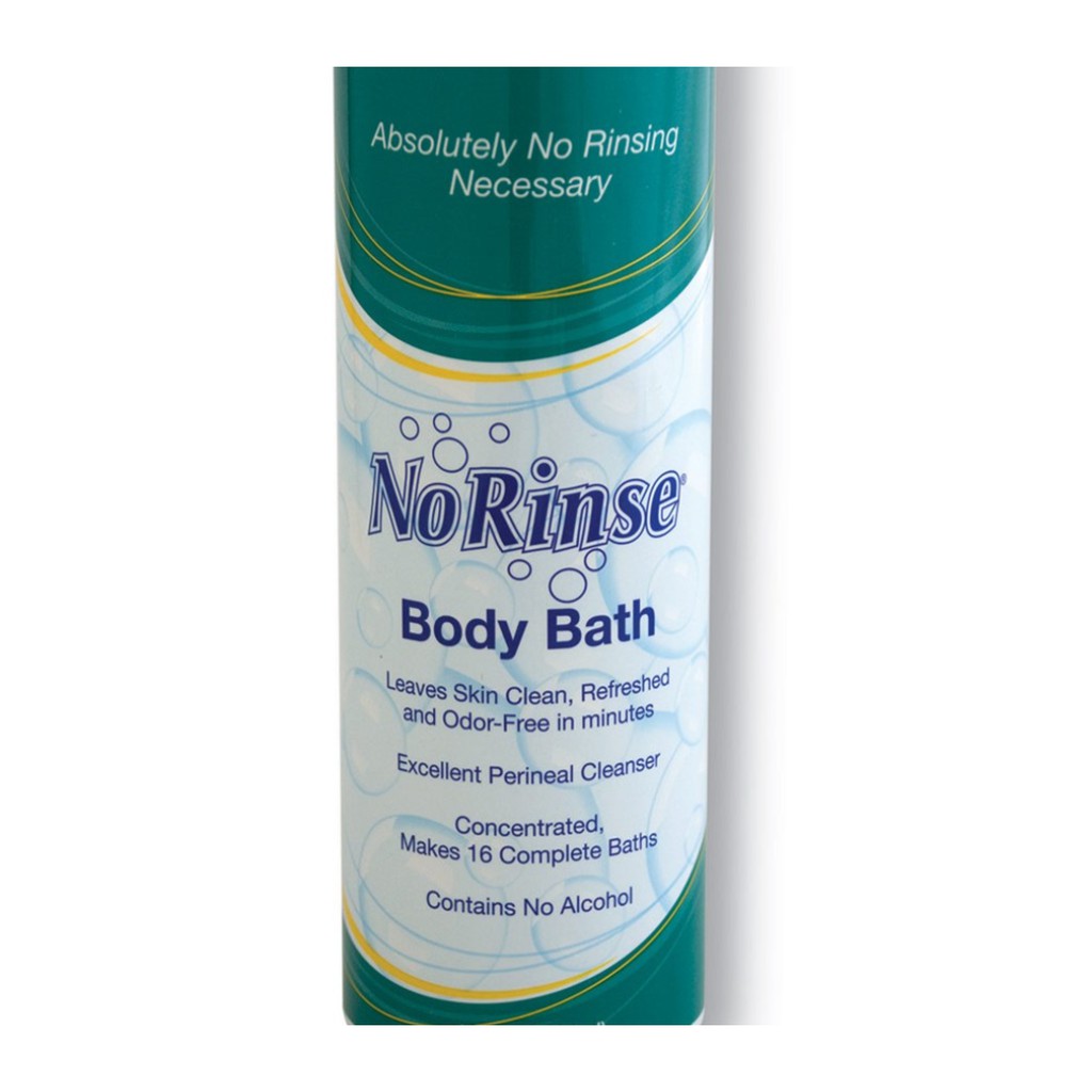 Dung dịch tắm khô No Rinse Body Bath tắm không cần nước 240ml/8oz - Đông Anh Pharmart