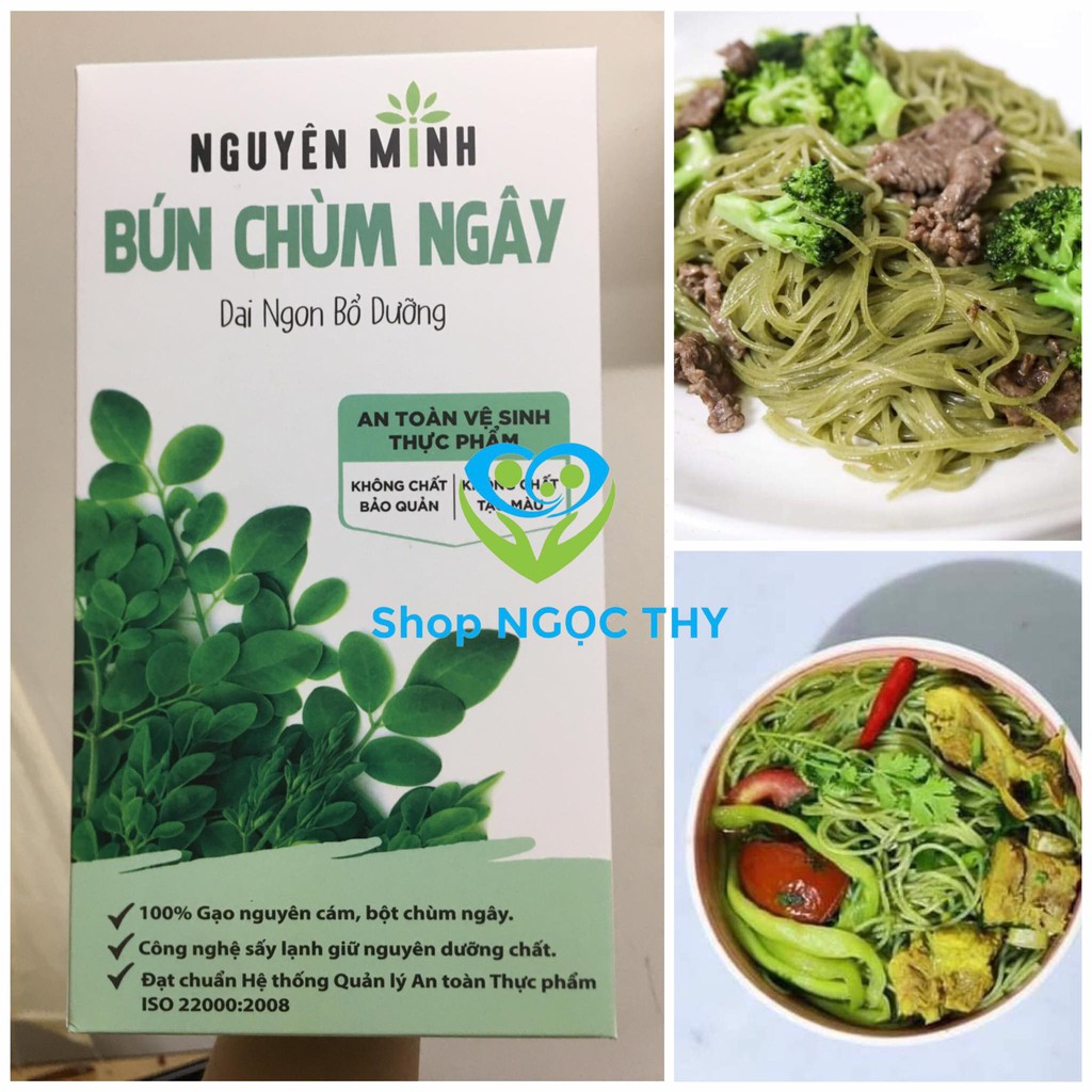 Bún chùm ngây gạo lứt nguyên cám nguyên minh 300gr - ảnh sản phẩm 2