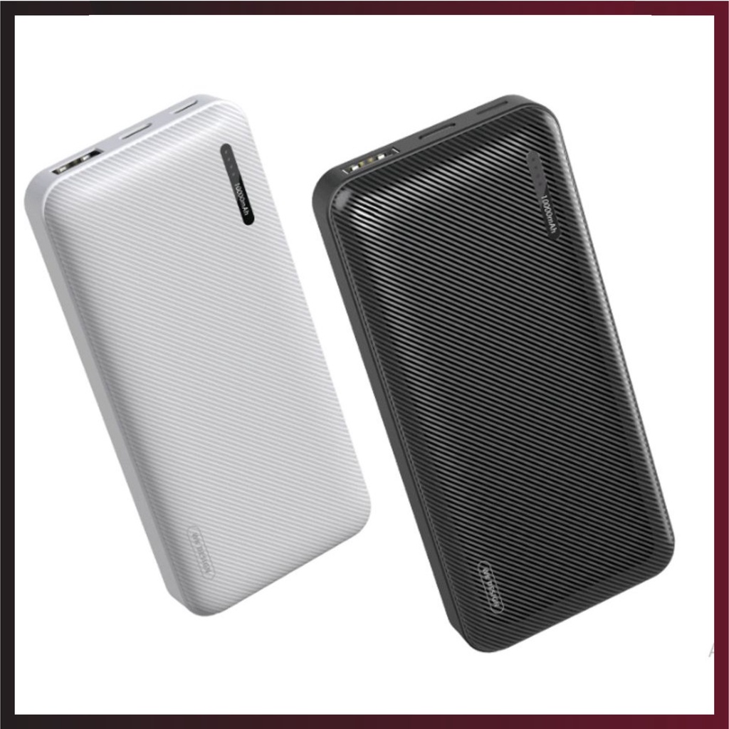 Sạc Dự Phòng 20000mah 10000mah WK DESIGN WP117 Cục pin sạc dự phòng mini sạc nhanh 2 cổng USB 2.1A
