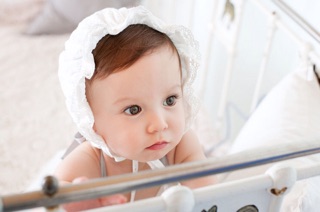 Nón vải nhún bèo phối ren cột dây