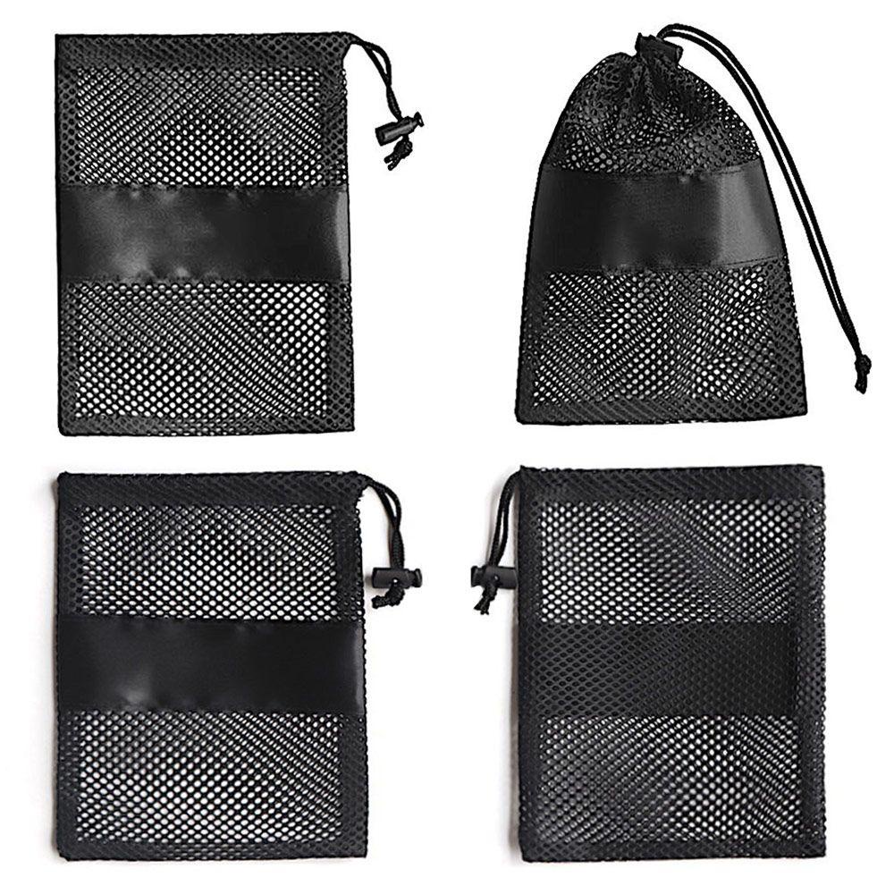 Set 4 Túi Lưới Dây Rút Đựng Dụng Cụ Leo Núi Chất Lượng Cao