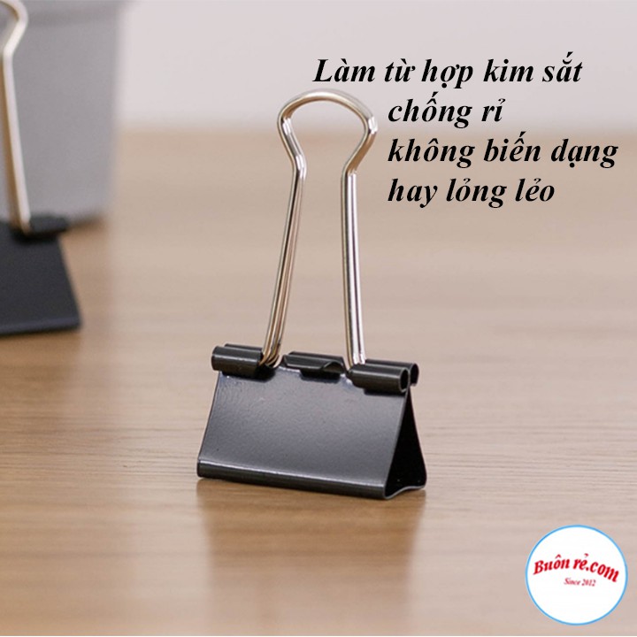 Hộp 12 Kẹp Bướm-Kẹp Giấy Tờ Tài Liệu 15mm-00911