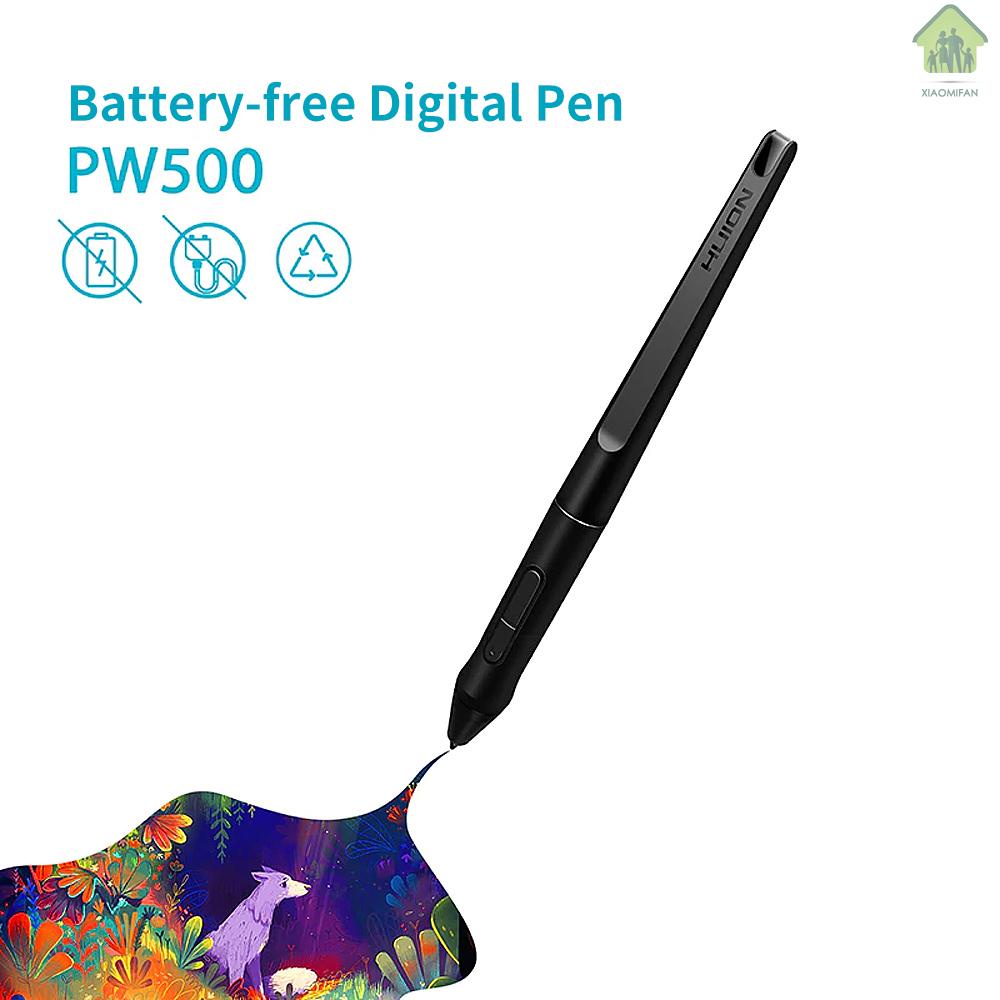 XM Huion PW500 Digital Pen Battery-free Drawing Pen with 2 Programmable Buttons for Huion GT-221 Graphic Tablet