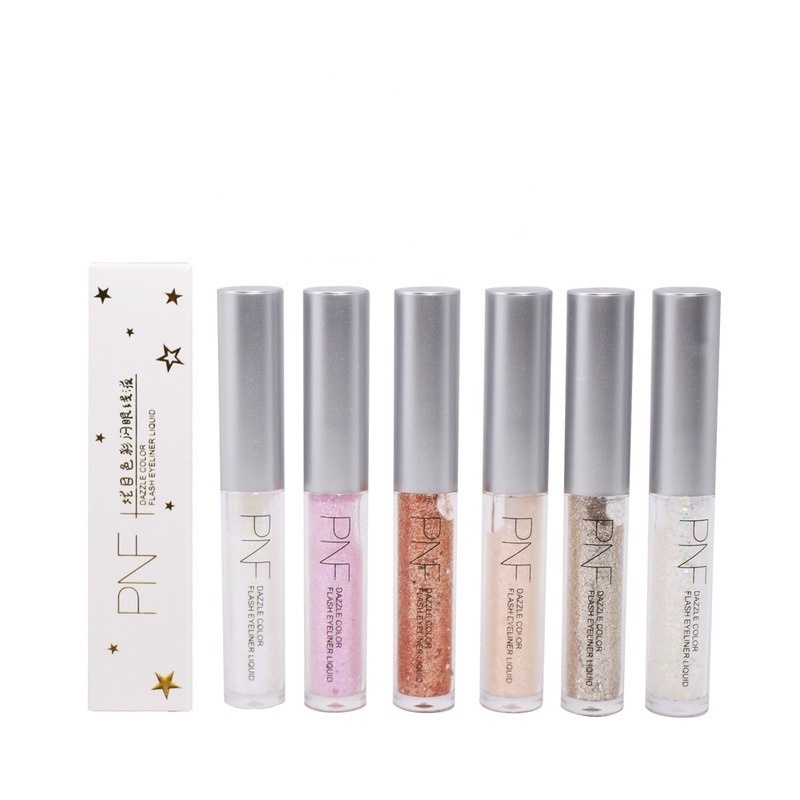 Phấn Mắt Dạng Lỏng 6 Màu Kim Cương Lấp Lánh Tự Nhiên Tinh Tế Làm Sáng Da Chống Nước Lâu Trôi