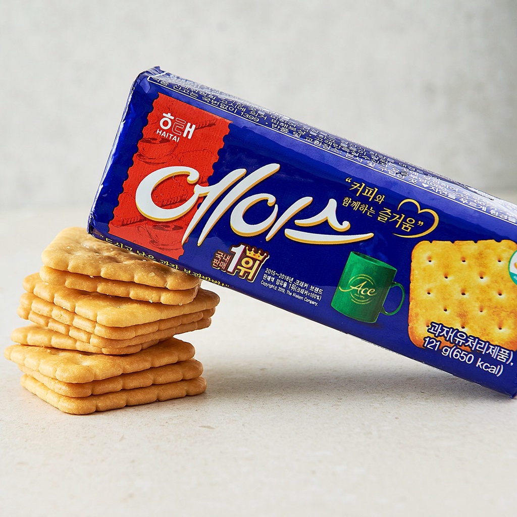 Bánh Quy ACE Dùng Với Cà Phê HAITAI HÀN QUỐC 해태에이스- HÀNG NHẬP KHẨU CHÍNH HÃNG