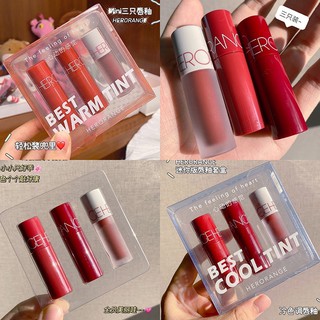 SET 3 SON KEM MINI HER ORANGE