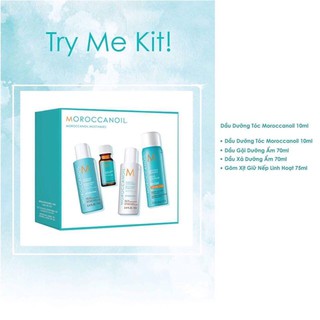 BỘ SẢN PHẨM DƯỠNG ẨM VÀ TẠO KIỂU MOROCCANOIL SIZE MINI