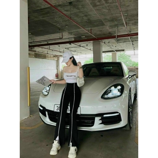 ÁO 2 DÂY CHỮ CÓ ĐỆM DÁNG NGẮN TÔN VÒNG 1 MS80157