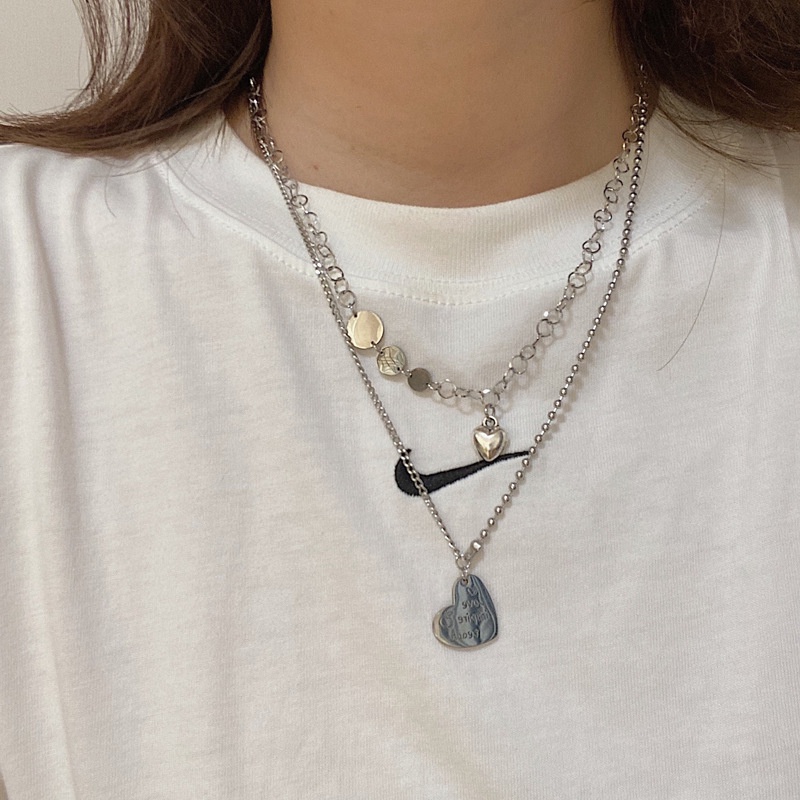 Vòng cổ Hình Trái Tim Phong Cách Hiphop