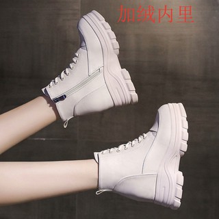 Giày Bốt Da Cổ Cao Thời Trang Dành Cho Nữ