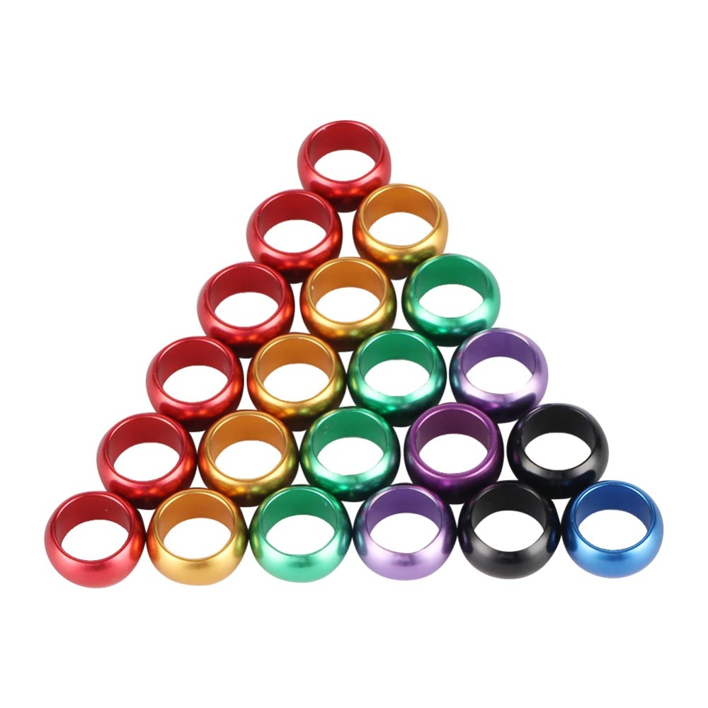 10 vòng nhôm đeo chân nhận dạng chim 8mm/10mm tiện dụng