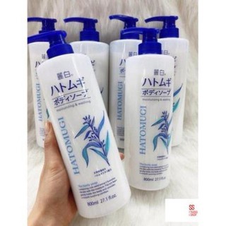 SỮA TẮM Ý DĨ HATOMUGI 800ML