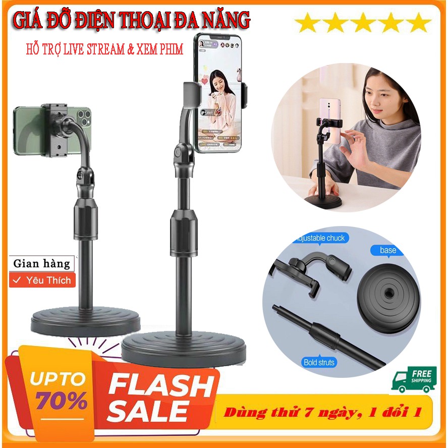 Giá Đỡ Điện Thoại Livestream Xem Video Ổn Định Xoay 360 Độ Dùng Để Quay Phim Ghi Hình Đa Dụng L7