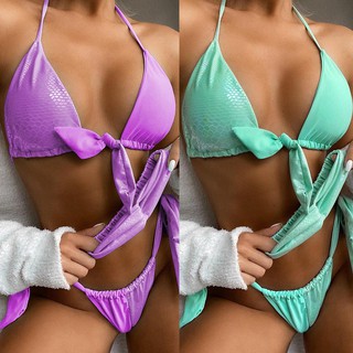 Bikini phối nơ có đệm mút gợi cảm