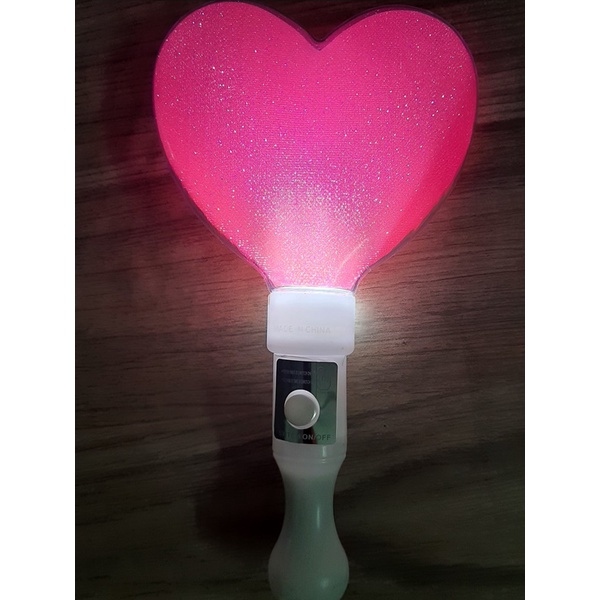 Đèn led trái tim, đèn led cầm tay, đèn led cổ vũ, đèn led nhựa 26cm