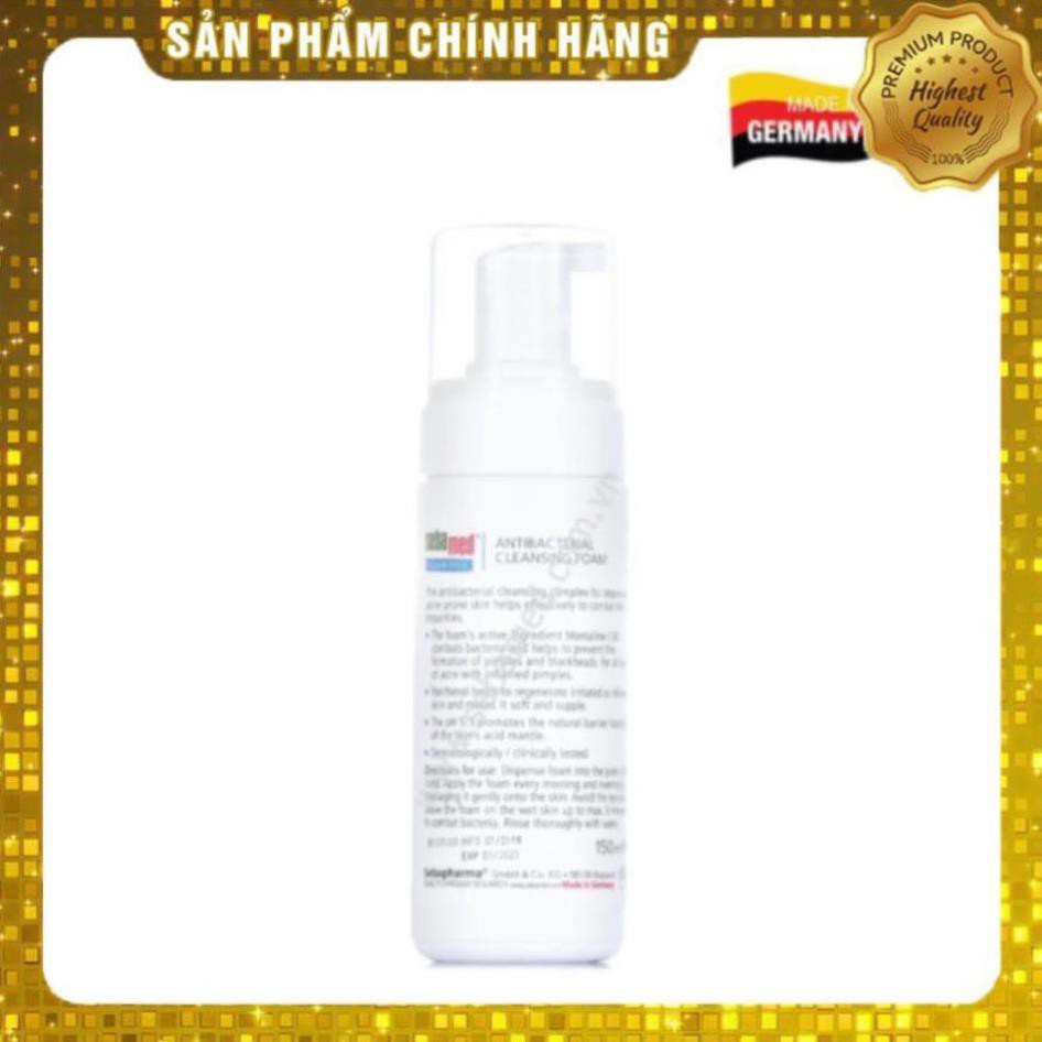 SỮA RỬA MẶT ANTI-ACNE KHÁNG KHUẨN SEBAMED pH5.5 - 50ml/150ML - ĐỨC