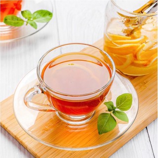 Bộ Tách Đĩa Cafe Thủy Tinh 220ml
