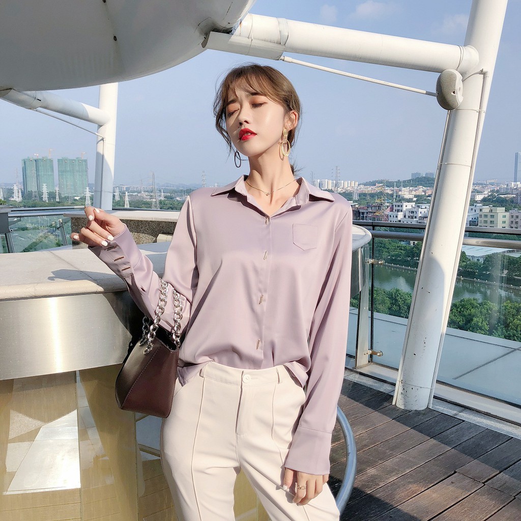 Áo sơ mi nữ tay dài Emilyshop