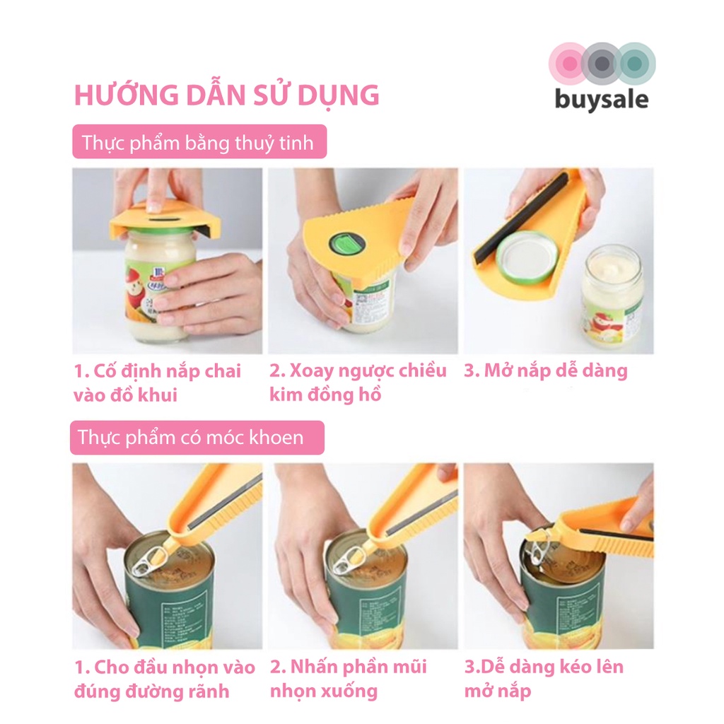 Dụng cụ đa năng dùng để khui, vặn mở thực phẩm bằng kim loại, thiếc, nước ngọt... - buysale - BSPK210