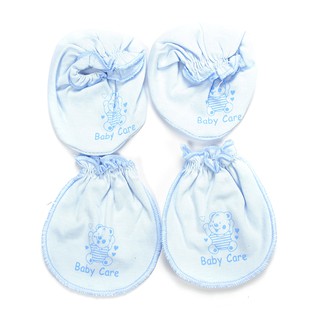 Combo 10 bộ bao tay chân cotton màu Nanio