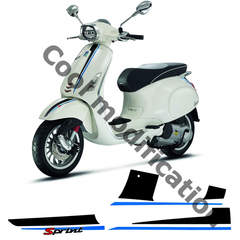 Miếng Dán Trang Trí Chống Thấm Nước Cho Xe Mô Tô Piaggio Vespa Sprint 50 150 Sport 2018-2020 Ốp