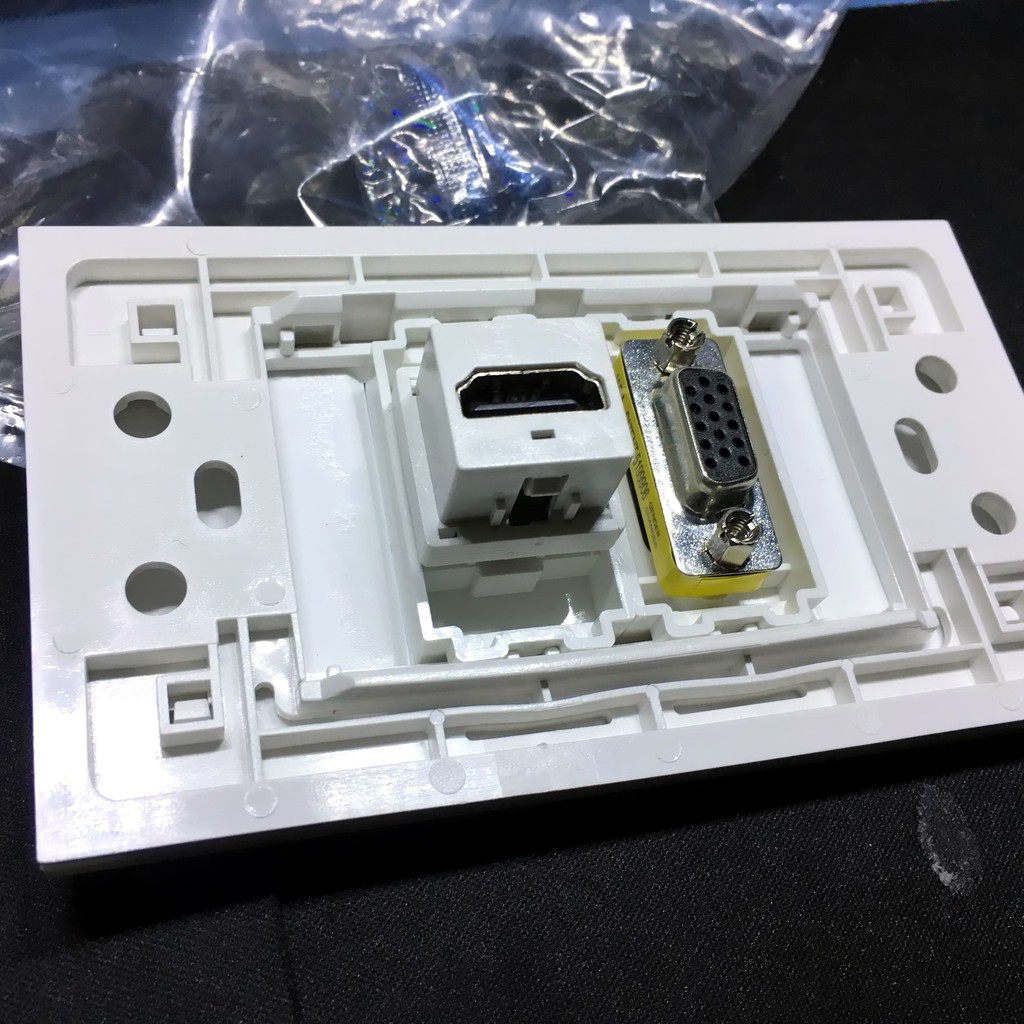 Mặt nạ âm tường HDMI +vga hàng chất lượng cao