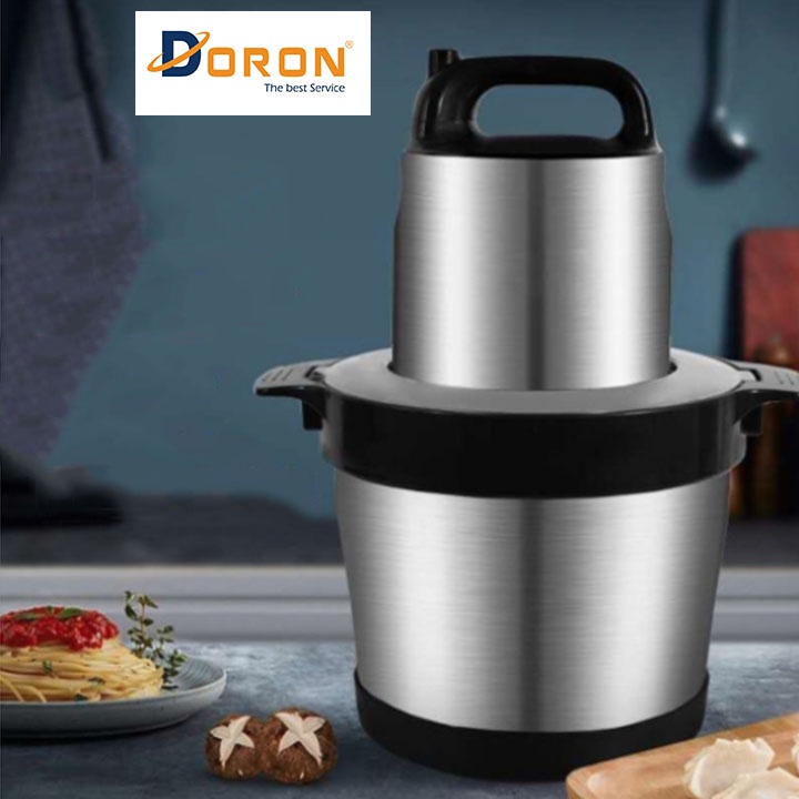 Máy Xay Thịt Cối Inox304 DORON 6Lít 1000W, Cối Inox -Hàng Nhập Khẩu