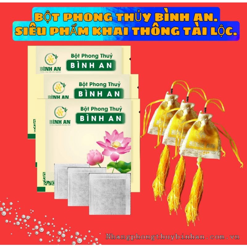 BỘT THẢO DƯỢC PHONG THỦY BÌNH AN ( Gói lớn 3 túi lọc Bột )