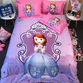 BỘ CHĂN GA GỐI COTTON LỤA CHO BÉ