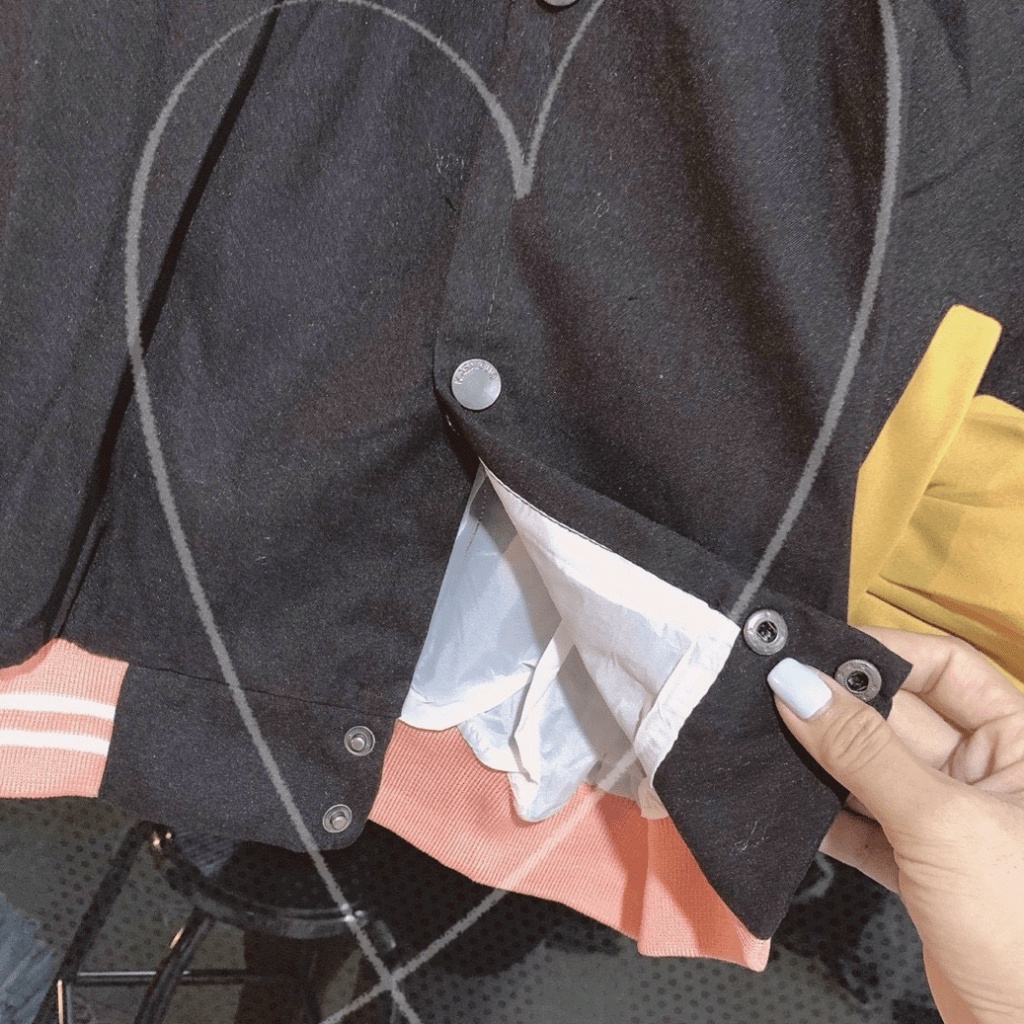 ÁO KHOÁC  BOMBER NAM NỮ PHỐI HAI MÀU ẢNH THẬT Y HÌNH