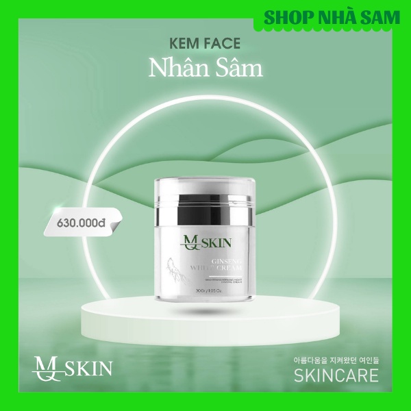 Kem Face Nhân Sâm MQ SKIN Dưỡng Trắng Da, HÀNG CHÍNH HÃNG