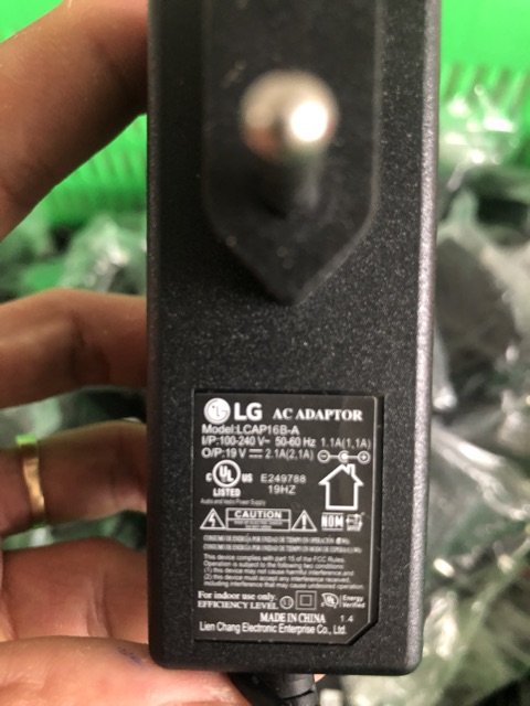 Adapter dây nguồn màn hình LG 19V - 2.1A chính hãng