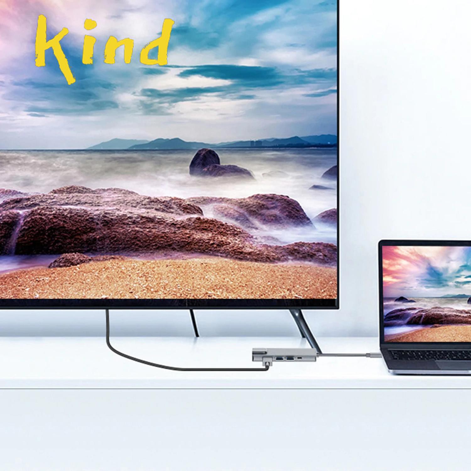 Bộ Chia Usb Type-C Hub 4k Hdmi-Compatible Pd Rj45 Ethernet Lan | BigBuy360 - bigbuy360.vn