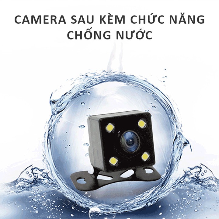 Camera hành trình ô tô - chất lượng full HD - 1080 ghi hình trước sau, có cảm ứng | BigBuy360 - bigbuy360.vn
