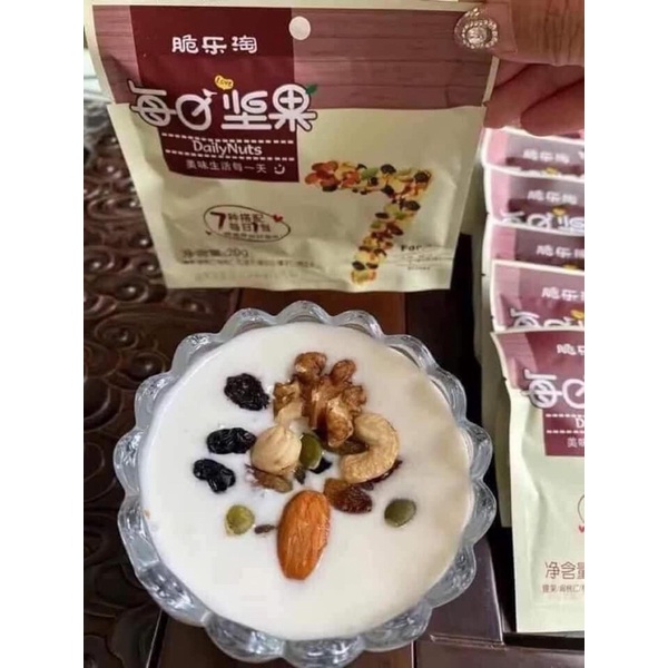 Hạt dinh dưỡng mix 7 loại siêu hạt (30 gói 600g)