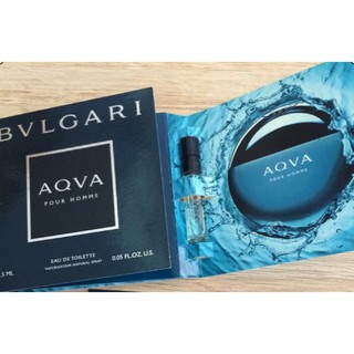 Nước hoa sample chính hãng nam BVL Aqua