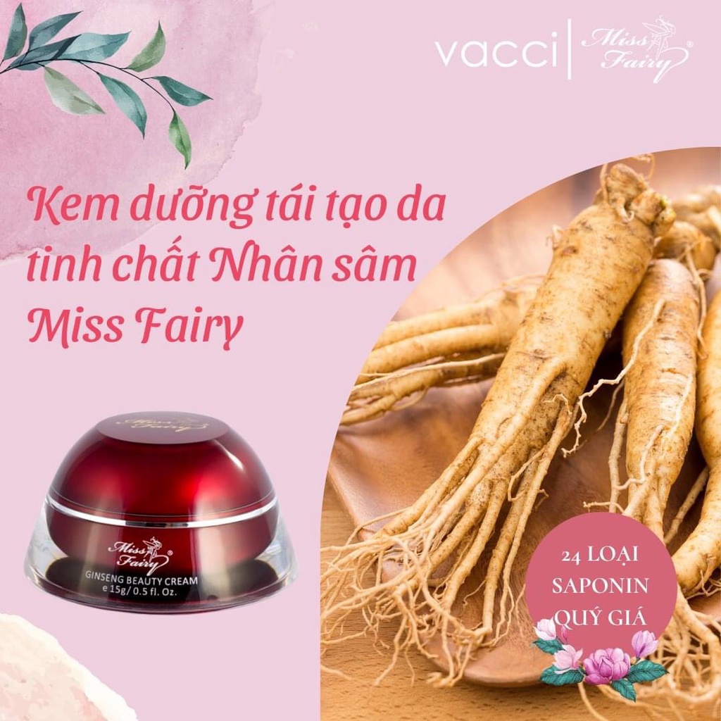 Kem Face MISS FAIRY nhân sâm dưỡng da tái tạo, ngăn ngừa lão hóa