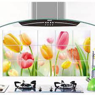 Giấy dán tường bếp cách nhiệt