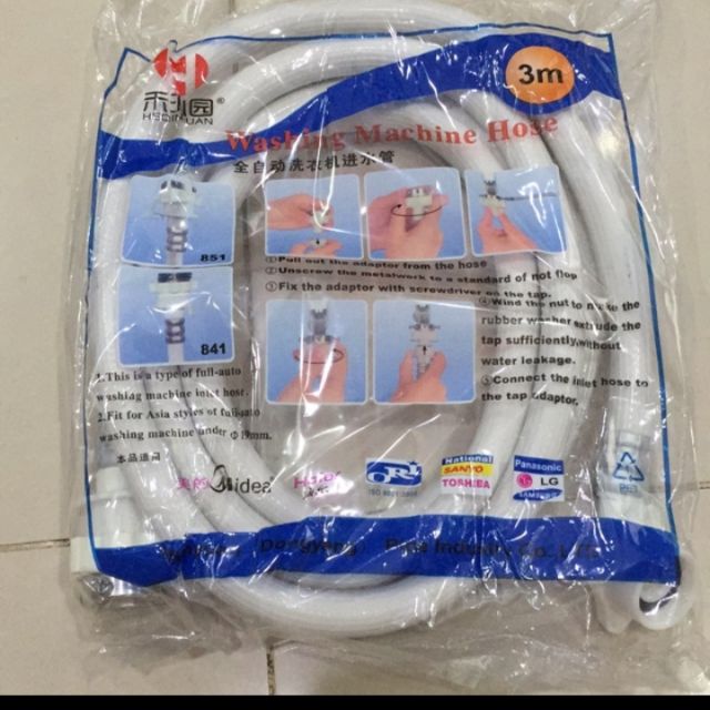 Đây cấp nước máy giặt loại dài 3m