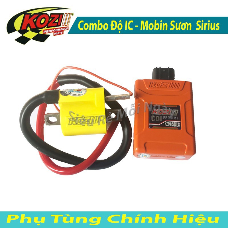 Combo Kozi IC và Mobin Độ Sirius 110cc, Jupiter V Malaysia