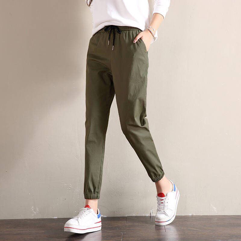 Quần Jogger nam nữ cạp chun bo gấu SIMPLE Ulzzang LEENO | WebRaoVat - webraovat.net.vn