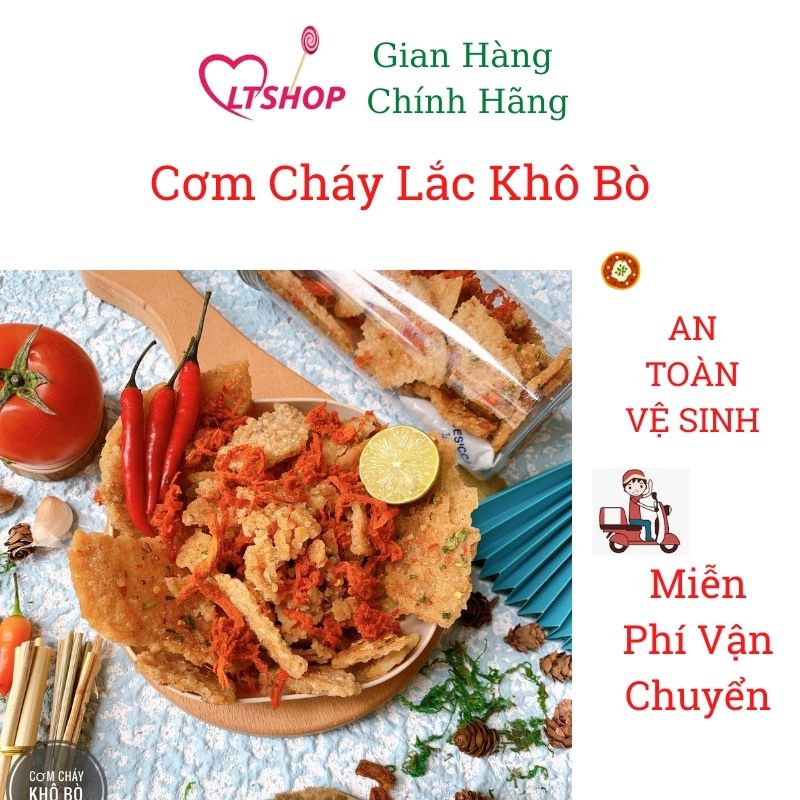 Cơm Cháy Lắc Khô Gà Lá Chanh Chiên Mắm Hành Giòn, Ngon, Rẻ | BigBuy360 - bigbuy360.vn