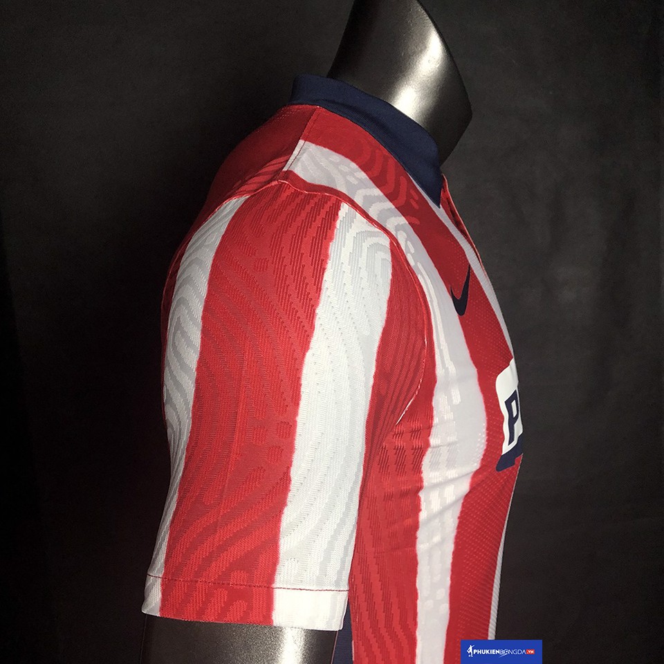 Áo đấu Atletico Madrid sân nhà 2020-2021 đỏ sọc trắng, áo Atletico đỏ sọc trắng sân nhà 2020-2021 SF