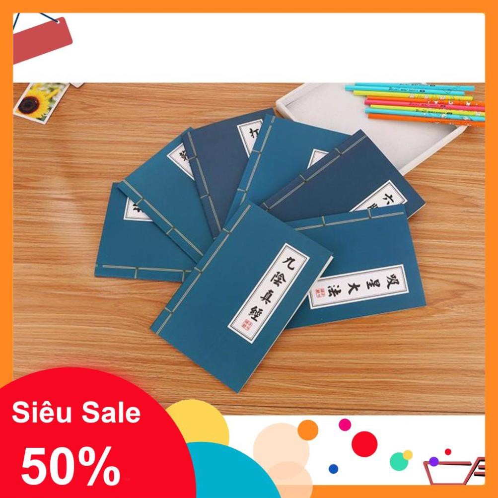 Vở ghi có bìa sách hình võ thuật siêu đẹp, vở ghi có bìa chữ Trung Quốc, vở ghi có mặt bìa lạ mắt 5873