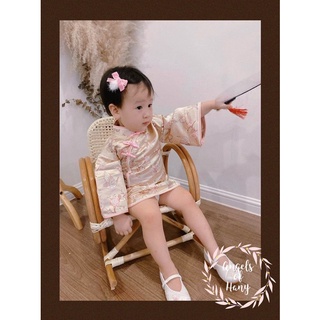 [Hany Baby] Váy Sườn Xám Tay Lửng ( Hàng Thiết Kế Độc Quyền )