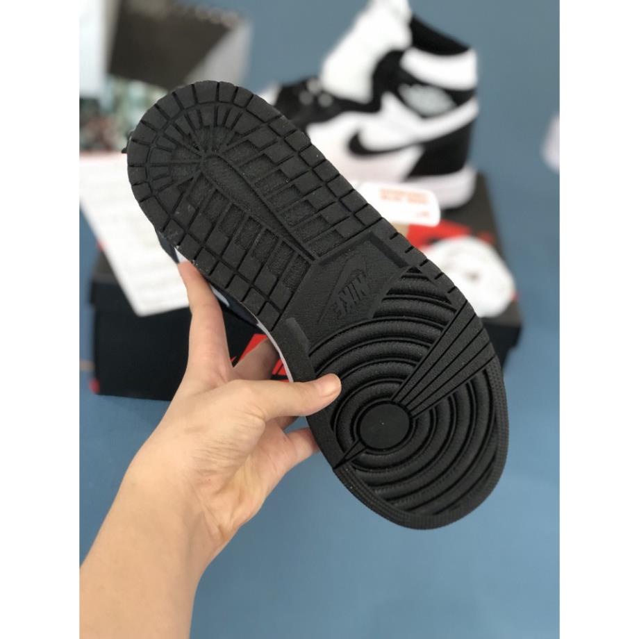 𝐒𝐢ê𝐮 𝐑ẻ Giày jordan 1 cổ cao panda , giày jd1 nam nữ màu đen trắng size 36-43 fuil boxbill