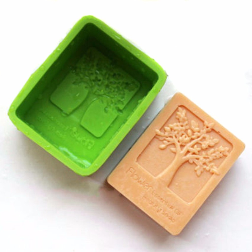 Khuôn Silicone Hình Chữ Nhật Làm Xà Phòng Thủ Công