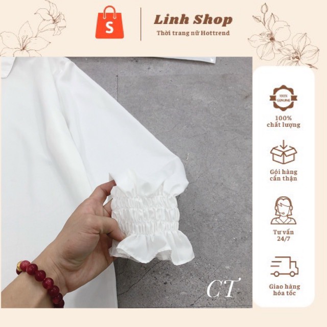Áo sơ mi nữ❤️ 𝑯𝒐𝒕𝒕𝒓𝒆𝒏𝒅❤️ phom rộng kiểu dáng trẻ trung , mặc được 4 mùa